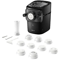 Machine à nouilles et à pâtes artisanales intelligente de Philips - Noir
