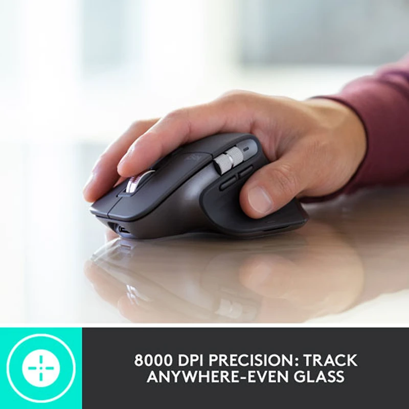 Souris sans fil Bluetooth MX Master 3S pour entreprise de Logitech - Graphite