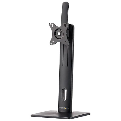 StarTech 32" Ergonomic Single Monitor Standing Mount - Black