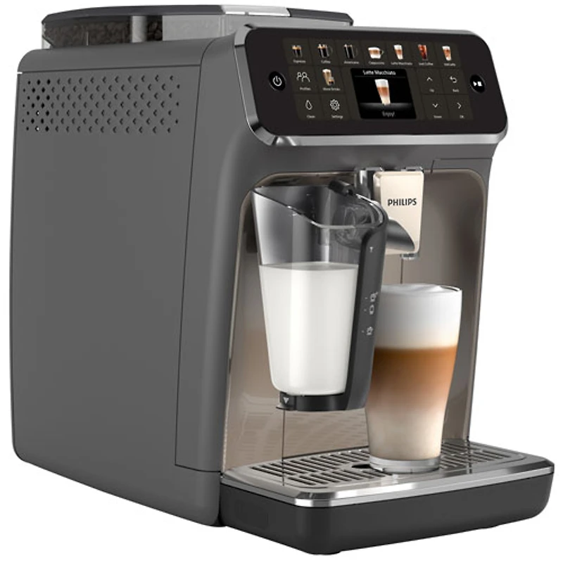 Philips 5500 Fully Automatic Espresso Machine - Black/Silver