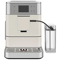 KitchenAid KES8557 Automatic Espresso Machine with Coffee Grinder & Automatic Milk Frothing - Porcelain White
