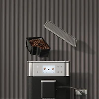 Machine à espresso automatique KES8557 de KitchenAid avec moulin à café et mousseur à lait automatique - Fonte noire