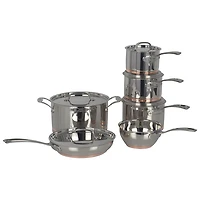 Batterie de cuisine de 11 pièces en acier inoxydable de Cuisinart - Argenté