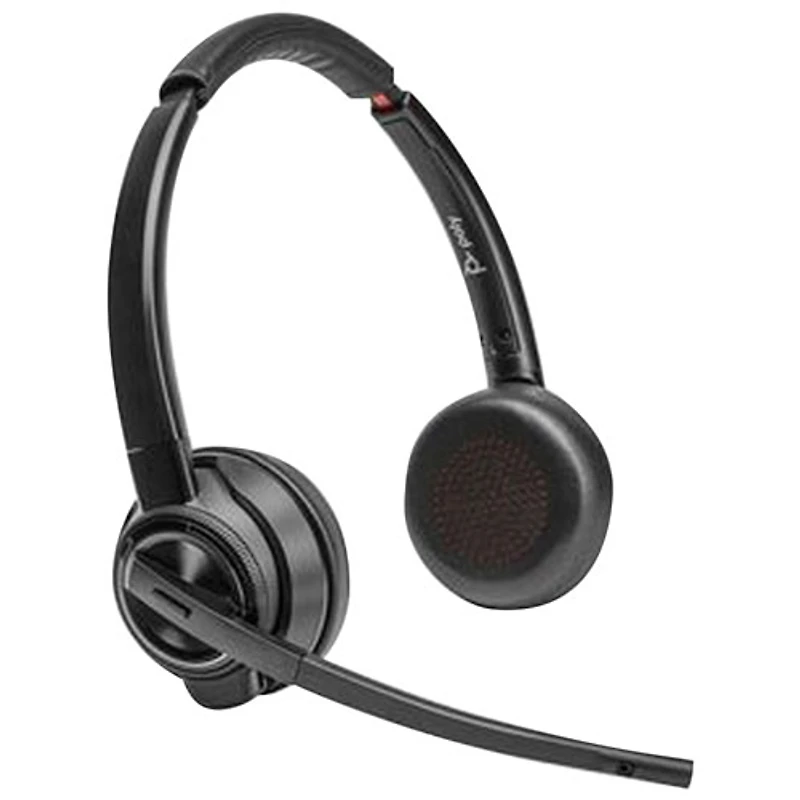 Casque d'écoute Bluetooth à suppression du bruit Poly Savi 8420 de HP - Noir