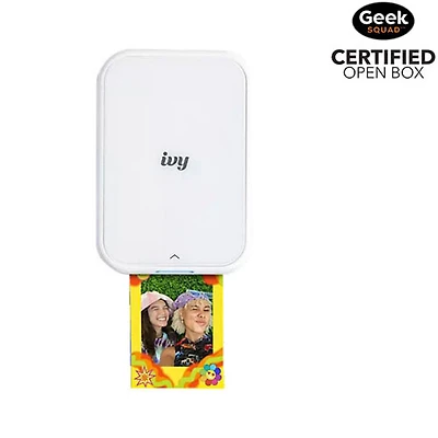 Open Box - Canon IVY 2 Mini Wireless Photo Printer - Pure White