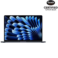 Boîte ouverte - MacBook Air de 15 po avec Touch ID d'Apple (2024) - Minuit (puce M3 d'Apple/SSD 512 Go/RAM Go