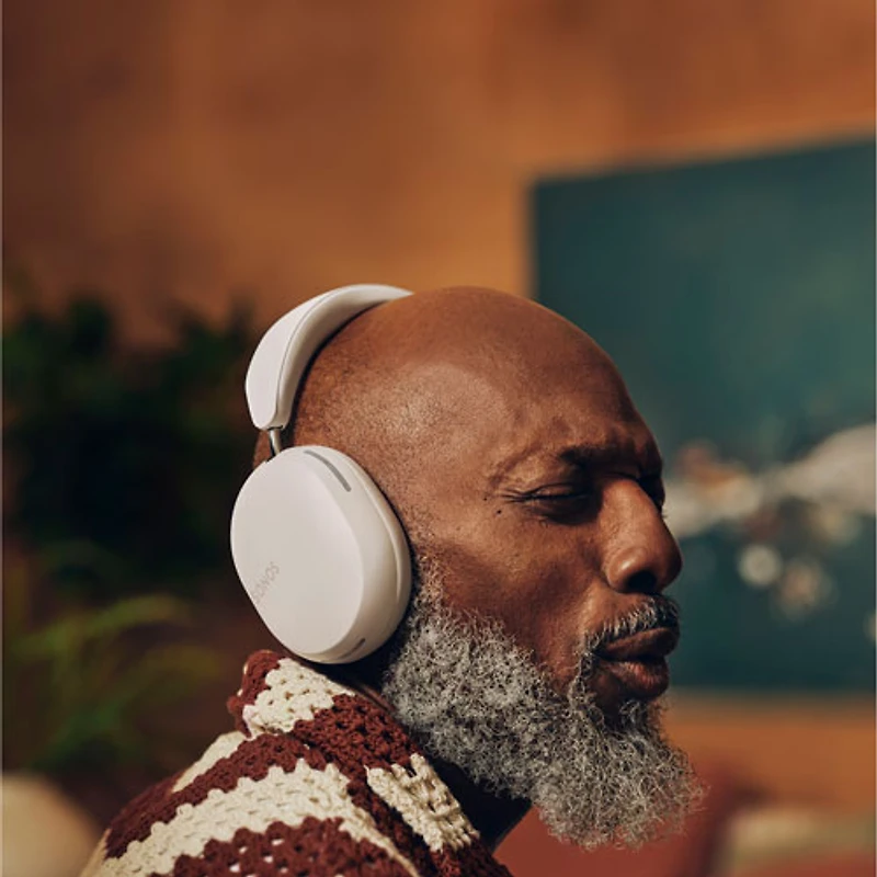 Casque d'écoute Bluetooth à suppression du bruit Ace de Sonos - Blanc doux