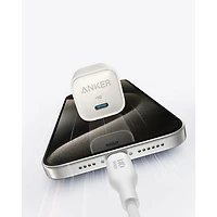 Anker 511 Nano 4 30W USB-C Wall Charger with USB-C/USB-C Cable - White