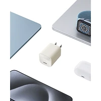 Anker 511 Nano 4 30W USB-C Wall Charger with USB-C/USB-C Cable - White