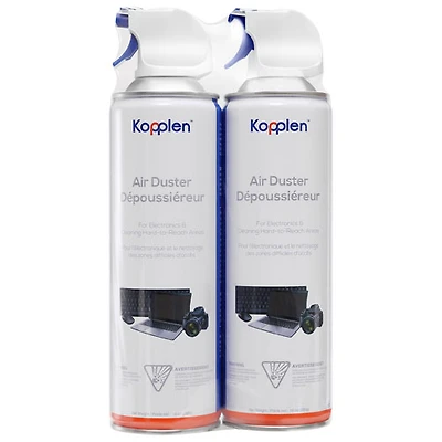 Dépoussiéreuse à air comprimé de 10 oz de Kopplen - Ensemble de 2
