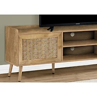 Monarch 72" TV Stand with Closed Storage Cabinet & 2 Drawers - Walnut