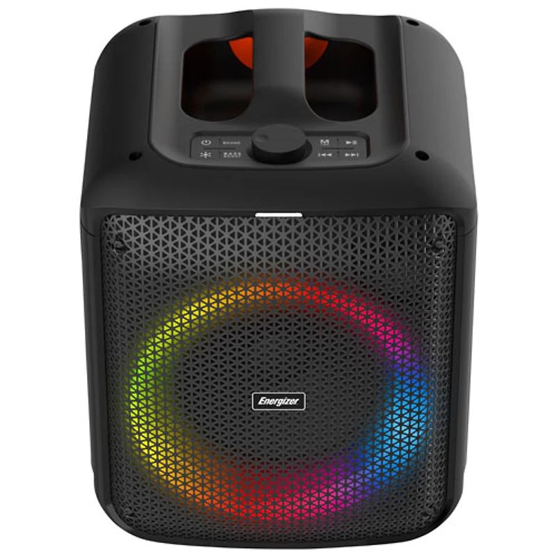 Haut-parleur Bluetooth portatif avec microphone sans fil BTS458 d'Energizer - Noir