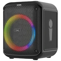 Haut-parleur Bluetooth portatif avec microphone sans fil BTS458 d'Energizer - Noir