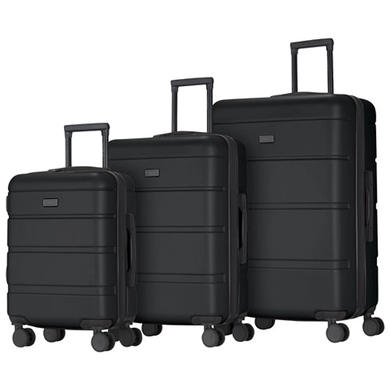 Ensemble de 3 valises rigides Barcelona de Bugatti - Noir - Exclusivité de Best Buy
