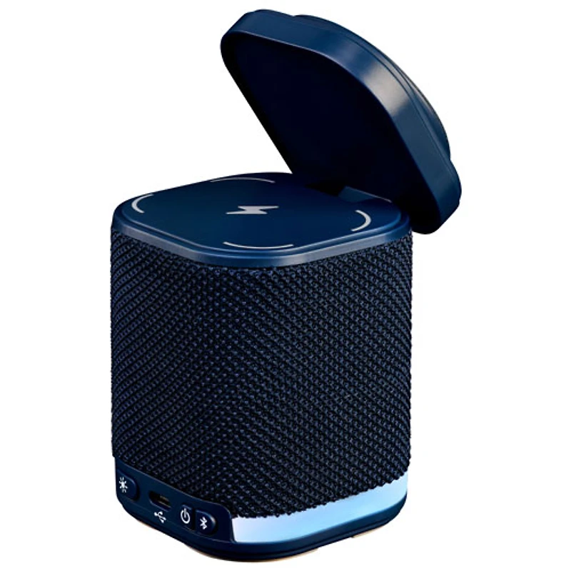Haut-parleur Bluetooth iPBT50 d'iHome avec recharge sans fil double et lumière d'ambiance