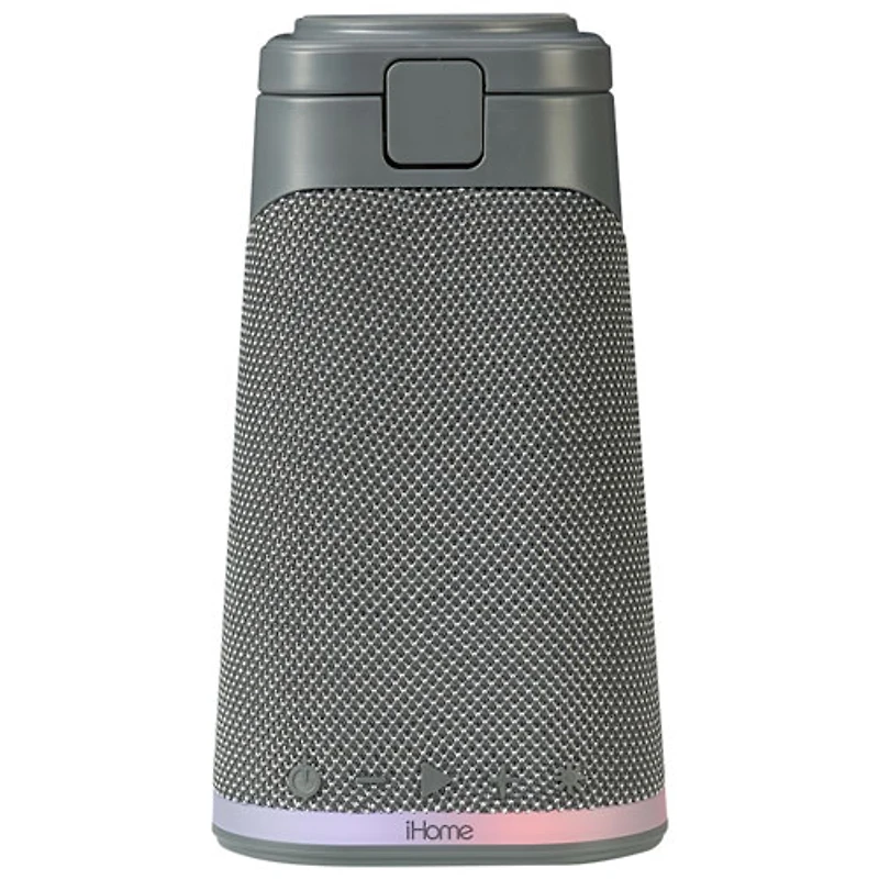 Haut-parleur Bluetooth iPBT70 d'iHome avec recharge sans fil triple et lumière d'ambiance