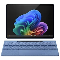 Portable Surface Pro Copilot+ PC (DELO) 13 po 1 To de Microsoft avec Snapdragon X Elite/RAM 16 Go (2024) - Saphir - Appareil seulement - Partenaire de détail exclusif