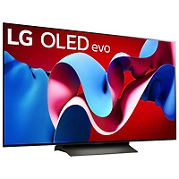 Téléviseur intelligent webOS evo HDR DELO UHD 4K de 77 po série C4 de LG (OLED77C4PUA) - 2024