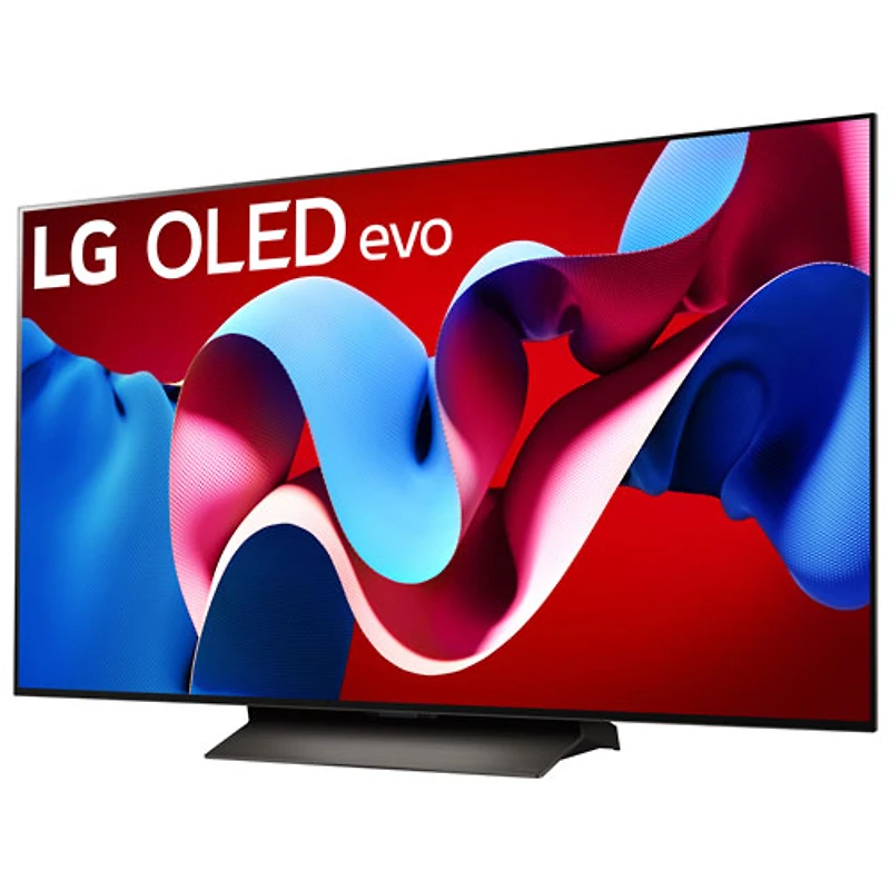 Téléviseur intelligent webOS evo HDR DELO UHD 4K de 77 po série C4 de LG (OLED77C4PUA) - 2024