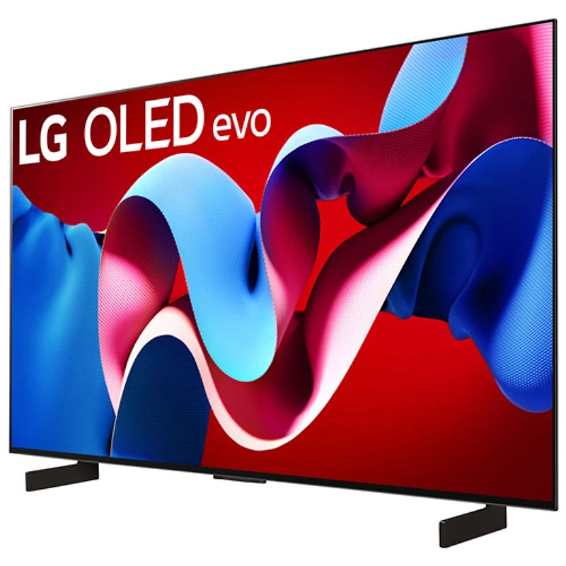 Téléviseur intelligent webOS evo HDR DELO UHD 4K de 42 po série C4 de LG (OLED42C4PUA) - 2024
