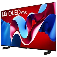 Téléviseur intelligent webOS evo HDR DELO UHD 4K de 42 po série C4 de LG (OLED42C4PUA) - 2024