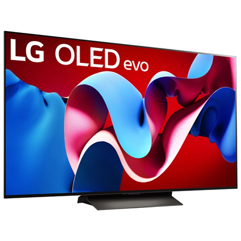 Téléviseur intelligent webOS evo HDR DELO UHD 4K de 55 po série C4 de LG (OLED55C4PUA) - 2024