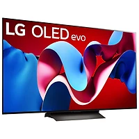 Téléviseur intelligent webOS evo HDR DELO UHD 4K de 55 po série C4 de LG (OLED55C4PUA) - 2024
