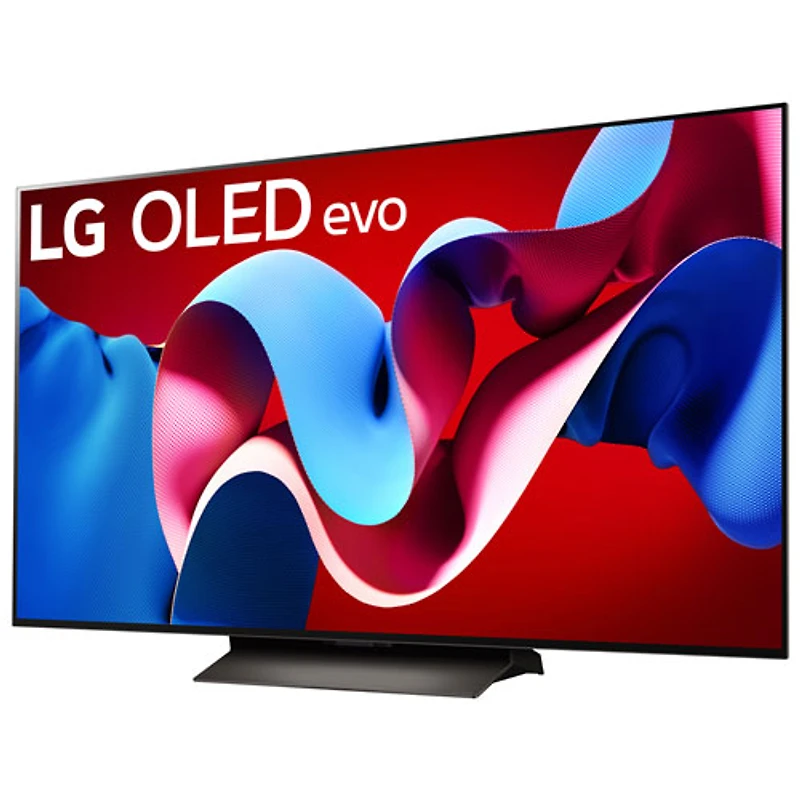 Téléviseur intelligent webOS evo HDR DELO UHD 4K de 55 po série C4 de LG (OLED55C4PUA) - 2024