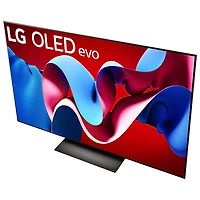 Téléviseur intelligent webOS evo HDR DELO UHD 4K de 55 po série C4 de LG (OLED55C4PUA) - 2024