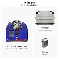 Aspirateur robot 360 Vis Nav de Dyson - Bleu