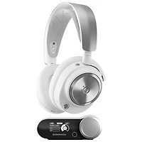 SteelSeries Arctis Nova Pro Wireless Noise Cancellation Gaming Headset for PlayStation/PC/Switch - White