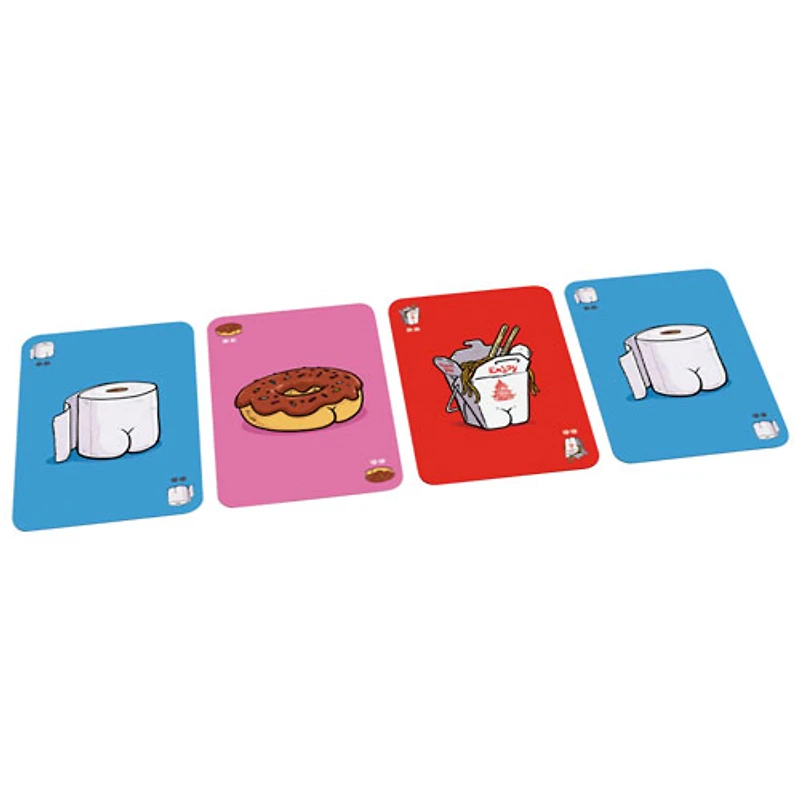 Jeu de cartes Butts on Things de Gamewright - Anglais