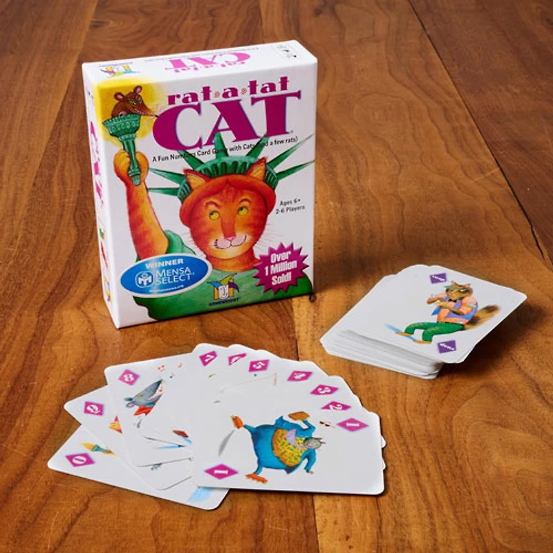 Jeu de cartes Rat-a-Tat Cat de Gamewright - Anglais