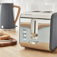 Salton Swan Nordic Toaster - 2-Slice - Grey