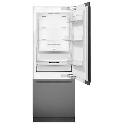 Smeg 30" 16.4 Cu. Ft. Built-in Bottom Freezer Refrigerator with Water Dispenser (CB465UI) -