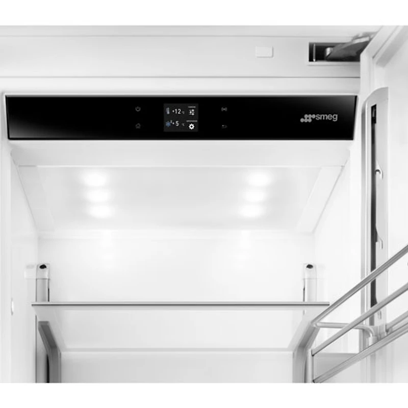Réfrigérateur à congélateur inférieur encastrable 15 pi³ 30 po avec distributeur de glaçons de Smeg (RBMU30R) - Prêt pour panneau