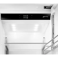 Réfrigérateur à congélateur inférieur encastrable 15 pi³ 30 po avec distributeur de glaçons de Smeg (RBMU30R) - Prêt pour panneau