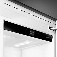 Réfrigérateur à congélateur inférieur encastrable 15 pi³ 30 po avec distributeur de glaçons de Smeg (RBMU30R) - Prêt pour panneau