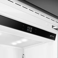 Réfrigérateur à congélateur inférieur encastrable 19 pi³ 36 po avec distributeur de glaçons de Smeg (RBMU36RX) - Acier inoxydable