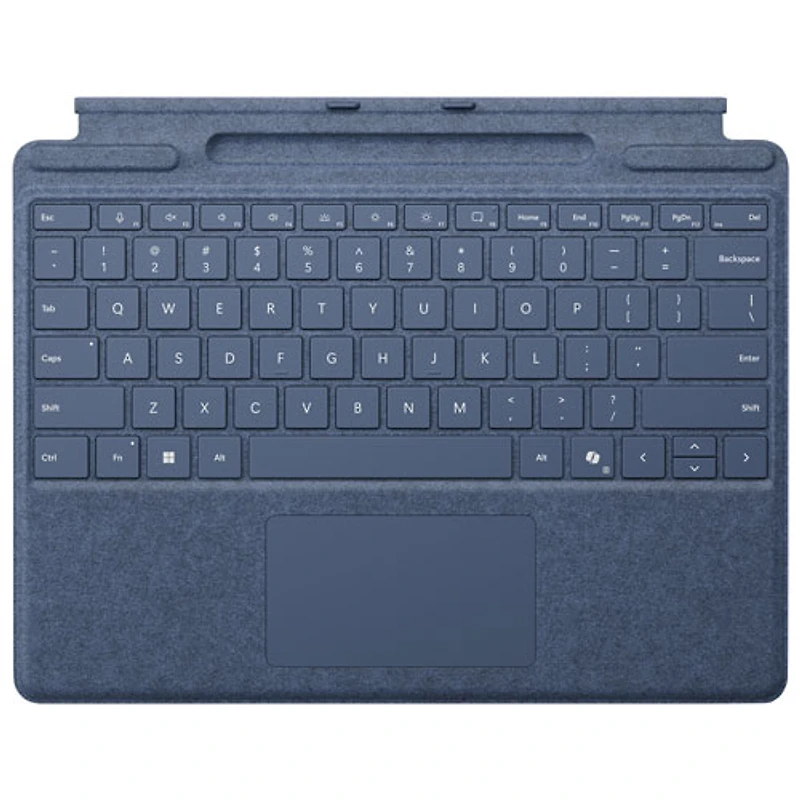 Clavier Surface Pro de Microsoft avec rangement pour stylet pour Surface Pro 13 po/Pro (11e édition)/Pro 8/Pro 9 - Saphir - Bilingue