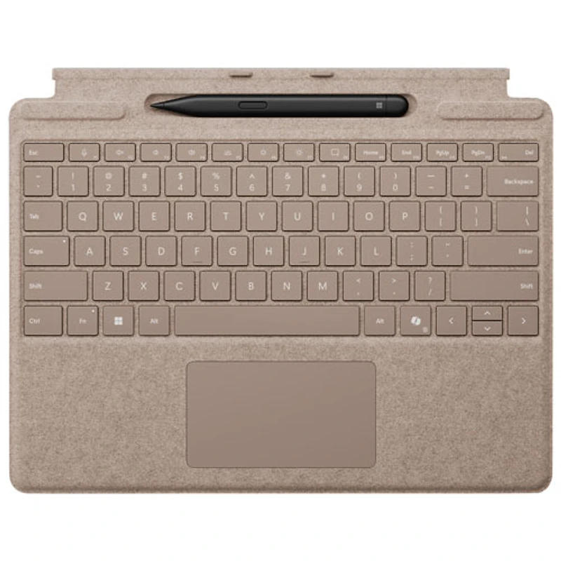 Clavier Surface Pro de Microsoft avec stylet Slim Pen pour Surface Pro 13 po/Pro (11e édition)/Pro 8/Pro 9 - Dune - Anglais