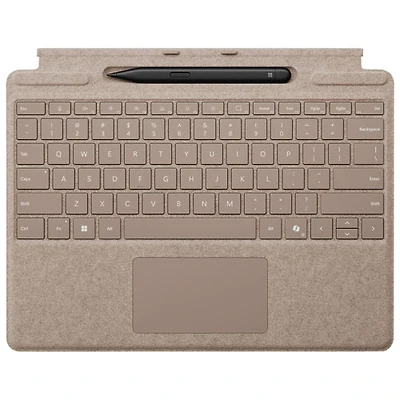 Microsoft Surface Pro Keyboard with Slim Pen for Surface Pro 13" / Pro (11th Edition) / Pro 8 / Pro 9 - Dune - En