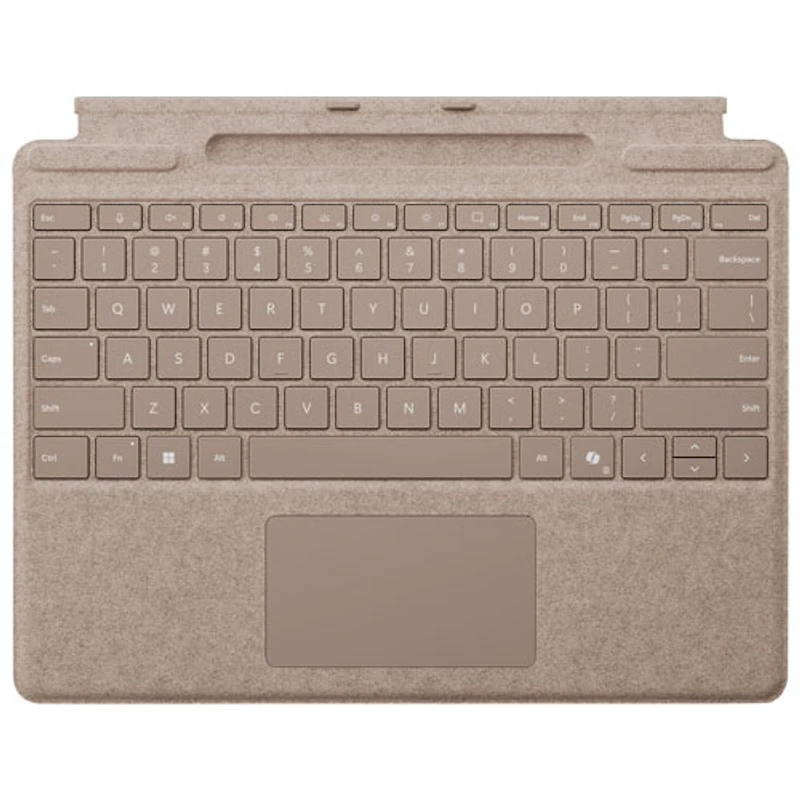 Microsoft Surface Pro Keyboard with Pen Storage for Surface Pro 13" / Pro (11th Edition) / Pro 8 / Pro 9 -Dune -Bil