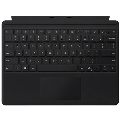 Clavier Surface Pro de Microsoft (2024) pour Surface Pro 13 po/Pro (11e édition)/Pro 8/Pro 9 - Noir - Anglais