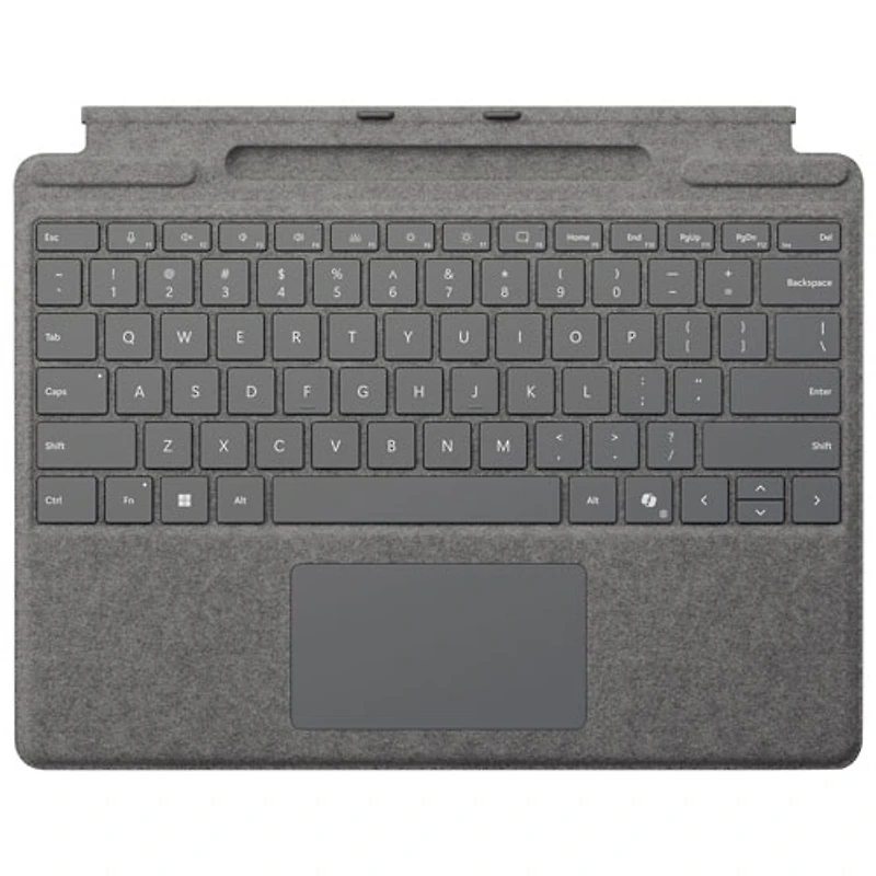 Microsoft Surface Pro Keyboard with Pen Storage for Surface Pro 13" / Pro (11th Edition) / Pro 8 / Pro 9 -Platinum -Bil