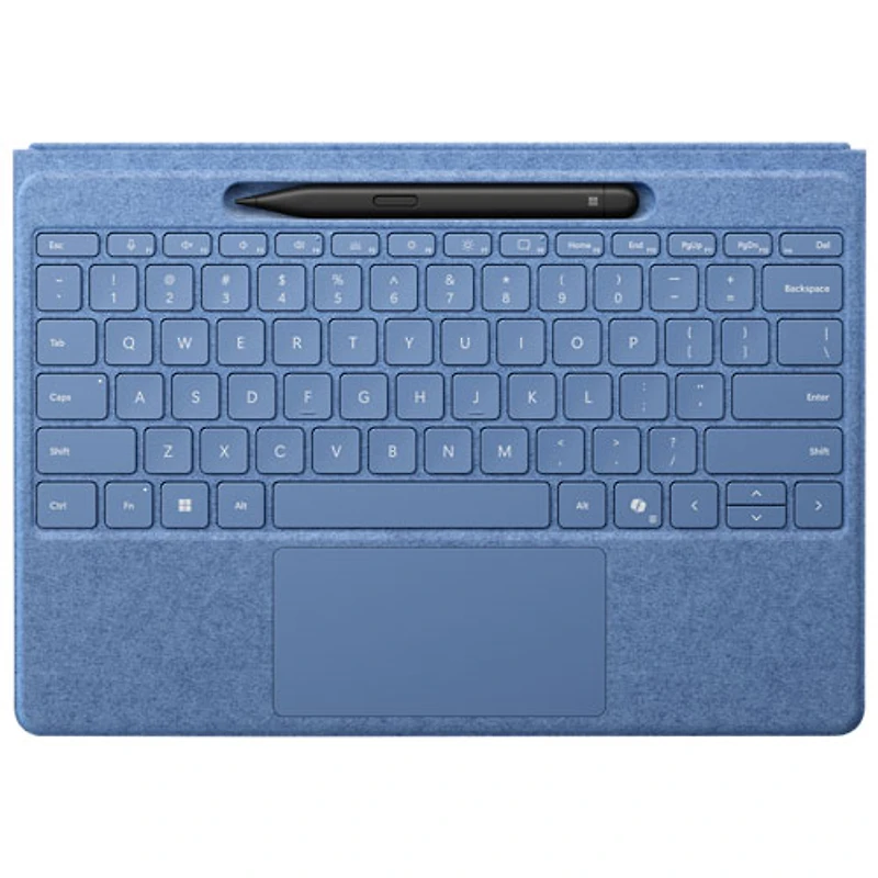 Clavier Surface Pro Flex de Microsoft avec stylet Slim Pen (2024) pour Surface Pro 13 po - Saphir - Partenaire de détail exclusif