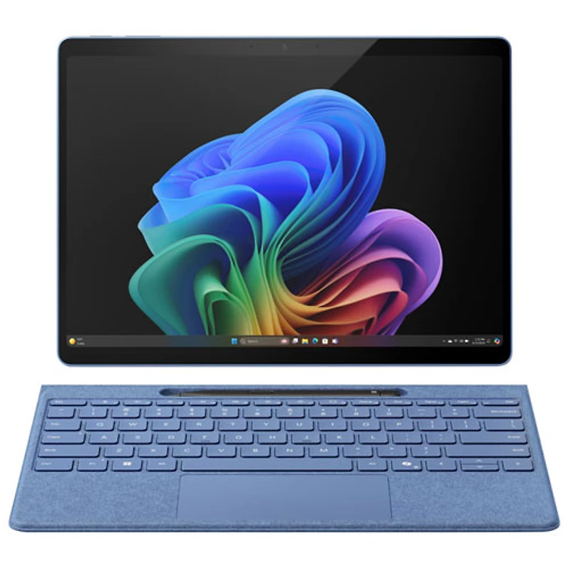 Clavier Surface Pro Flex de Microsoft avec stylet Slim Pen (2024) pour Surface Pro 13 po - Saphir - Partenaire de détail exclusif