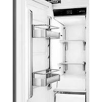 Congélateur vertical de 8,5 pi³ avec machine à glaçons interne de Smeg (FZU18L) - Panneau personnalisé