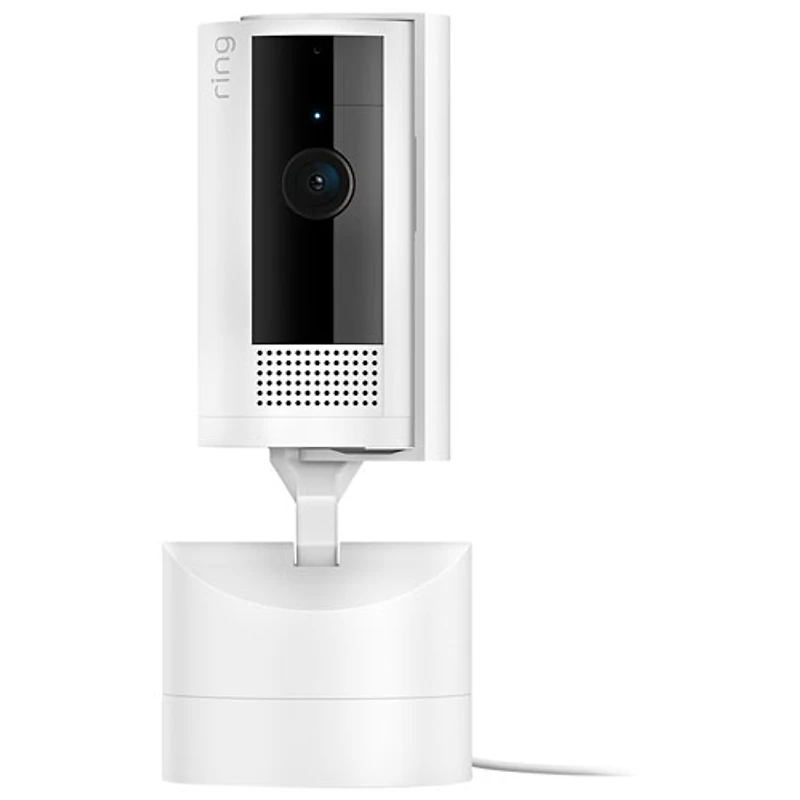 Ring Pan-Tilt Indoor 1080p HD Camera with 360° Horizontal Pan Coverage, Live Video & Two-Way Talk - White