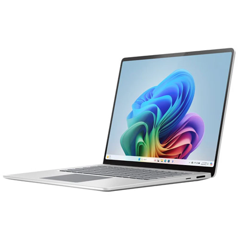 Portable Surface Laptop Copilot+ PC à écran tactile de 15 po de Microsoft (Snapdragon X Elite/RAM 16 Go/SSD 512 Go) (2024) - Platine - Ang